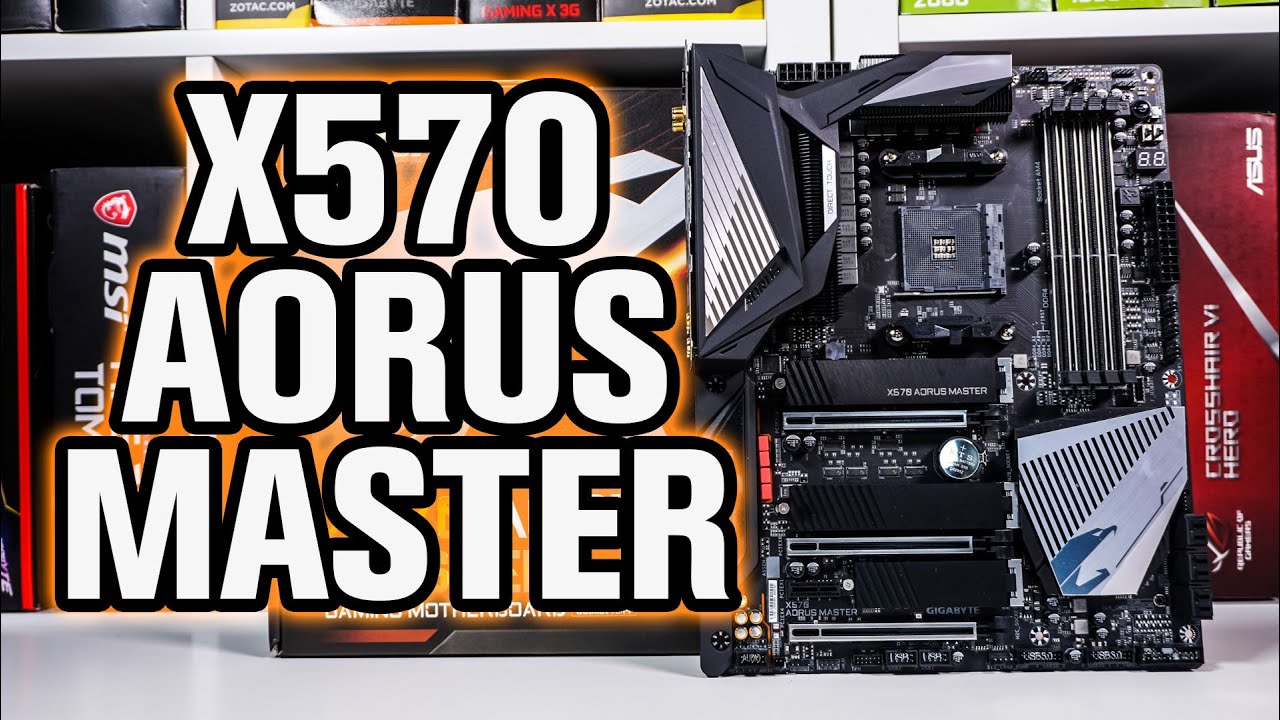 Материнская плата Gigabyte X570 AORUS Master