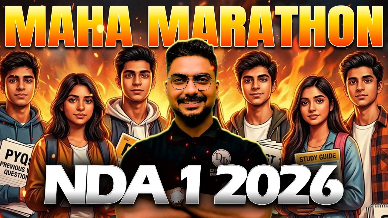 MAHA MARATHON | Complete NDA Maths REVISION | NDA 2026 | Final Strike #digiphi #ndamaths