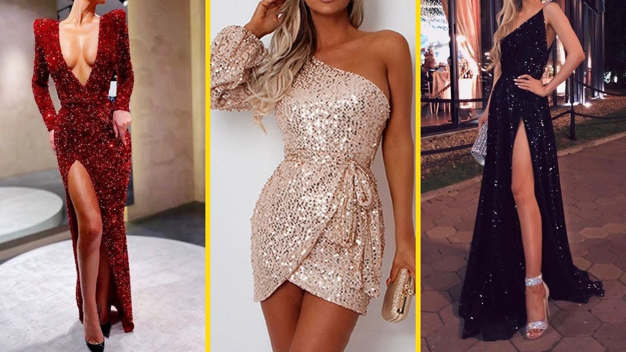 BELOS VESTIDOS DE BRILHO PARA QUEM QUER ARRASAR NO LOOK DE FESTA - DICAS DE LOOKS #0017