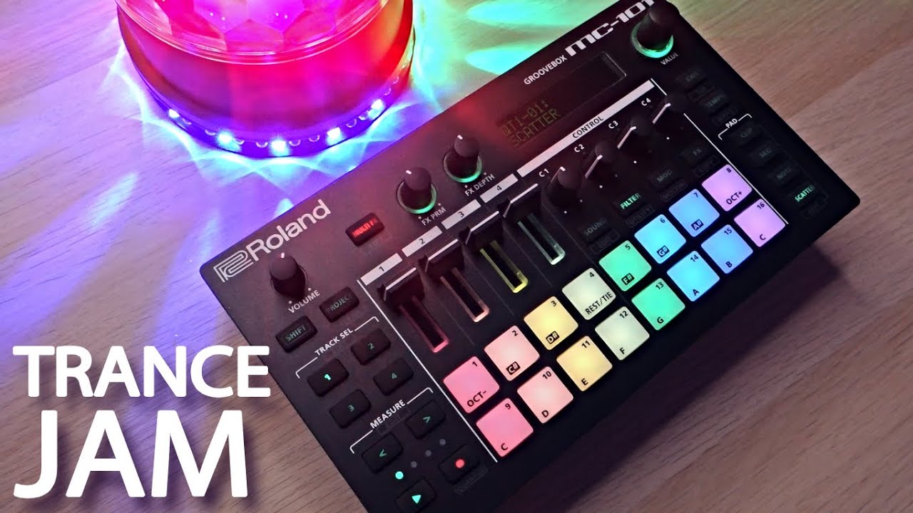 Trance Jam on the Roland MC-101