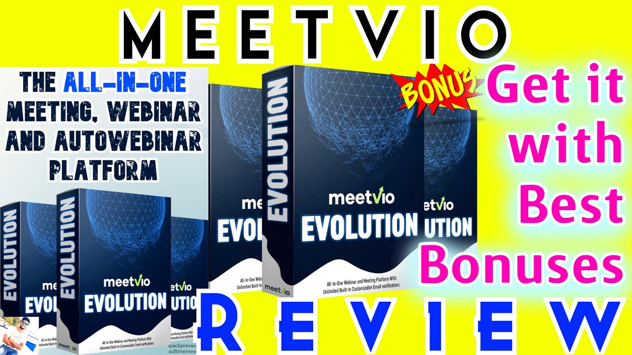 Meetvio Review 🔴 A Meeting, Webinar and Autowebinar Platform 🧲 Meetvio EVOLUTION with Bonus Pack 🔥