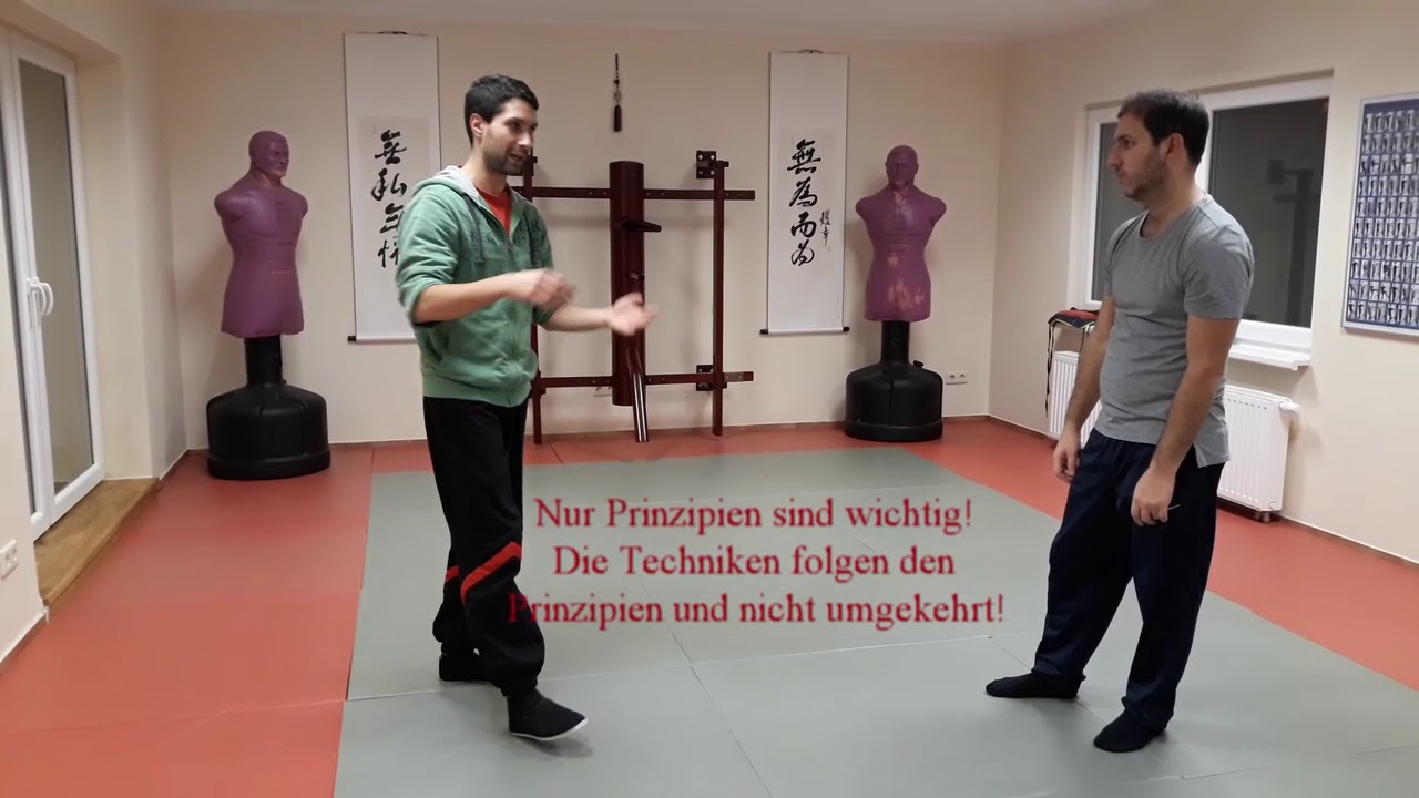 Wing Chun 1 Sektion Chi Sao - Zugangriff + Pak Sao Fauststo&szlig; ( WingTsun)