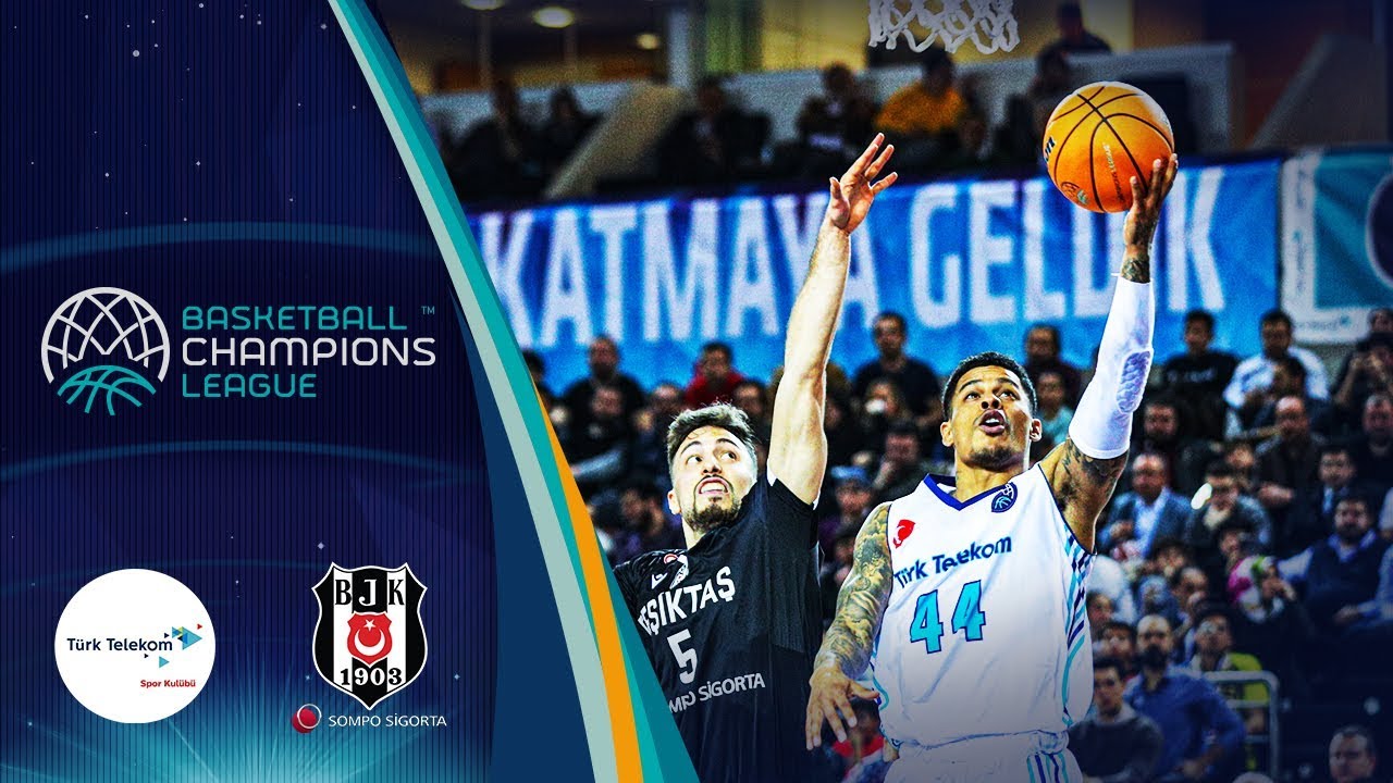 Türk Telekom v Besiktas Sompo Sigorta - Full Game - Round of 16 -Basketball Champions League 2019-20