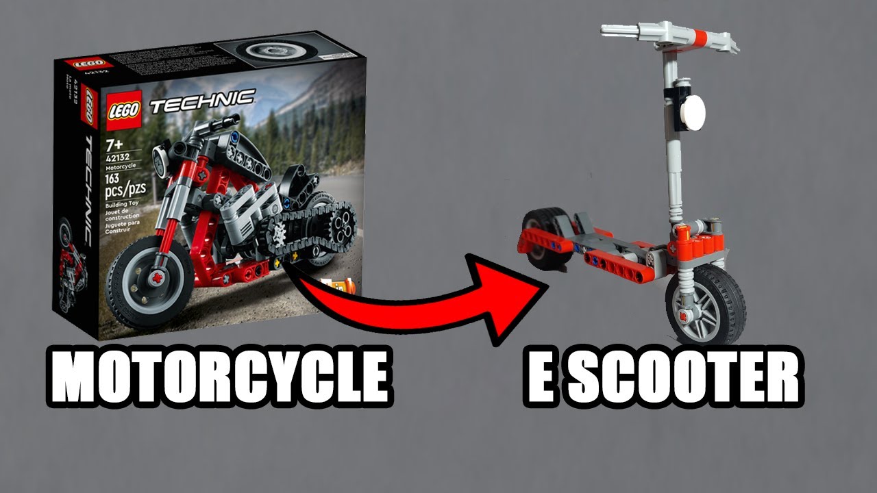 42132 E Scooter - Lego Technic Alternative MOC Tutorial