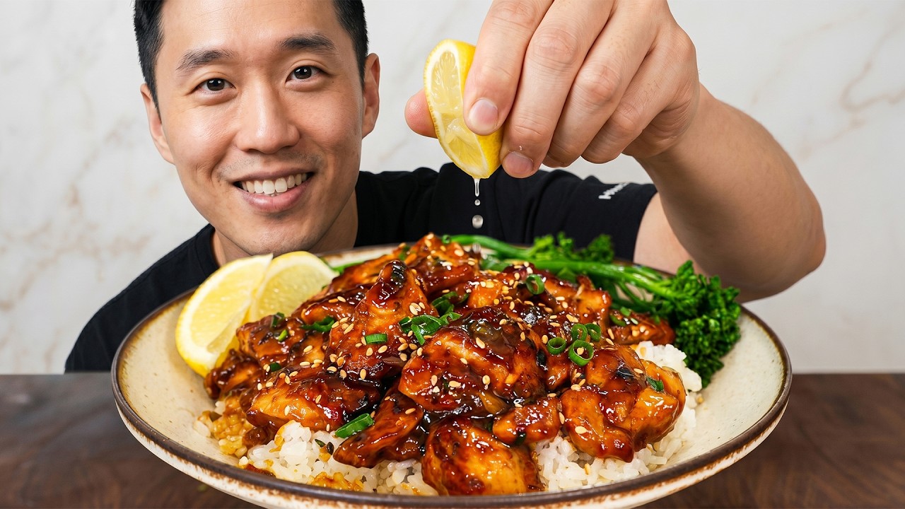 The BEST Lemon Garlic Chicken at Home!