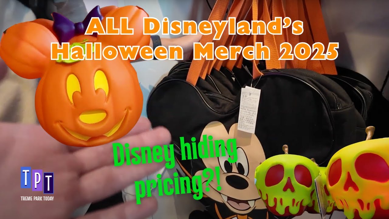 Is Disneyland Price Switching Halloween Merch?! | 2025 Disneyland Halloween Merchandise WITH Prices!