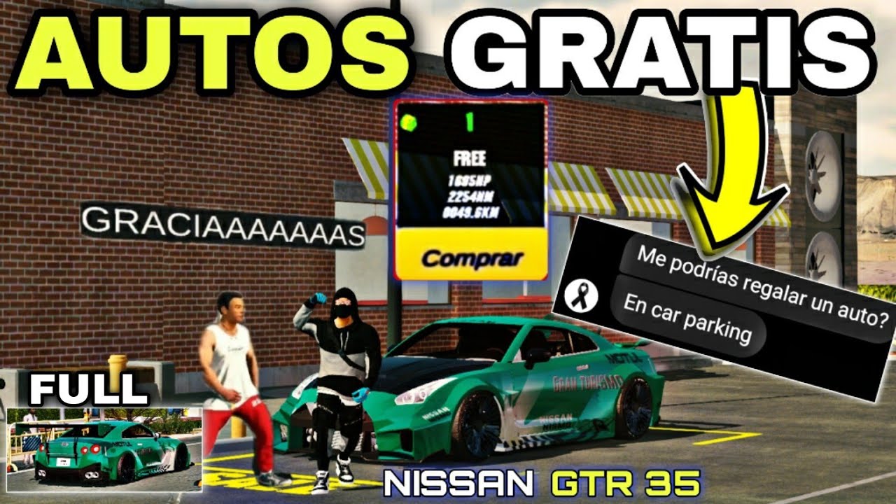 REGALÉ ESTE NISSAN GTR 35 FULL🥶 CON DISEÑO A UN SUSCRIPTOR EN Car Parking Multiplayer | FREE CARS