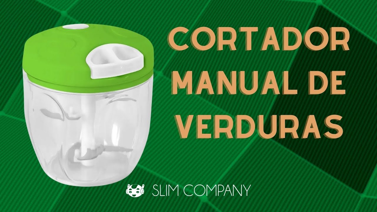 Cortador Para Verduras y Futas Manual Ideal Para Platillos R&aacute;pidos y F&aacute;ciles │Slim Company
