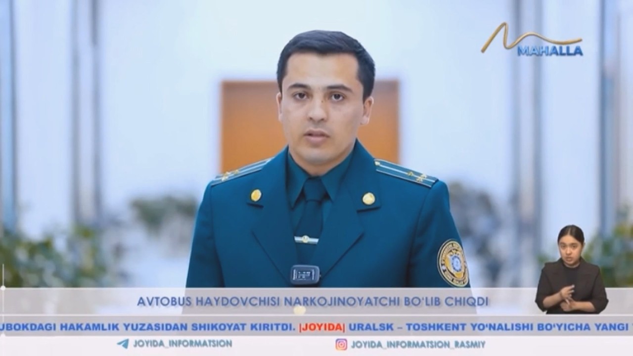 Avtobus haydovchisi narkojinoyatchi boʻlib chiqdi (Toshkent v)
