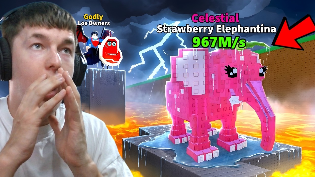 Am Luat Cea Mai *OP CELESTIALA* pe Survive Lava For Brainrots...