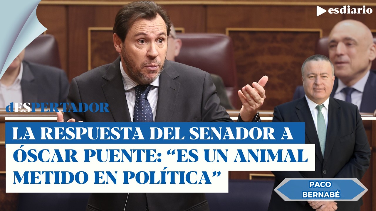 El senador Bernabé contesta a Puente tras la alusión a sus 