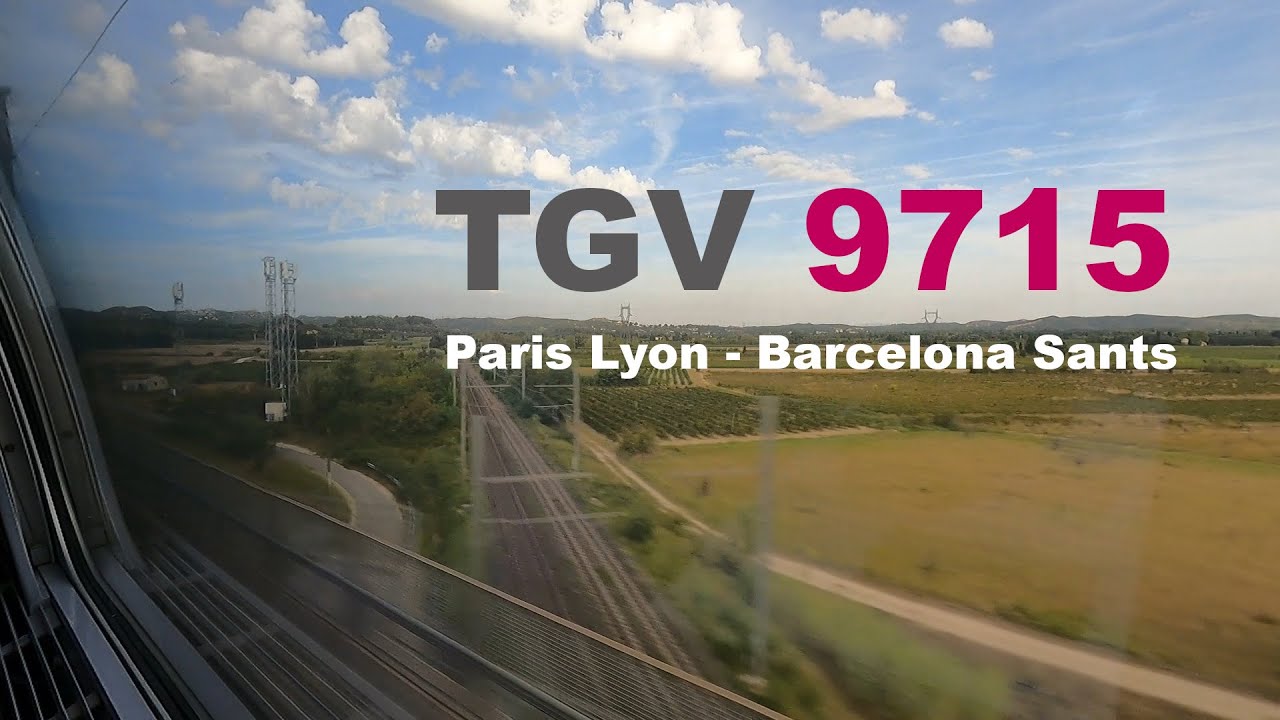 Mit der SNCF nach Spanien: TGV 9715 Mitfahrt Paris - Barcelona