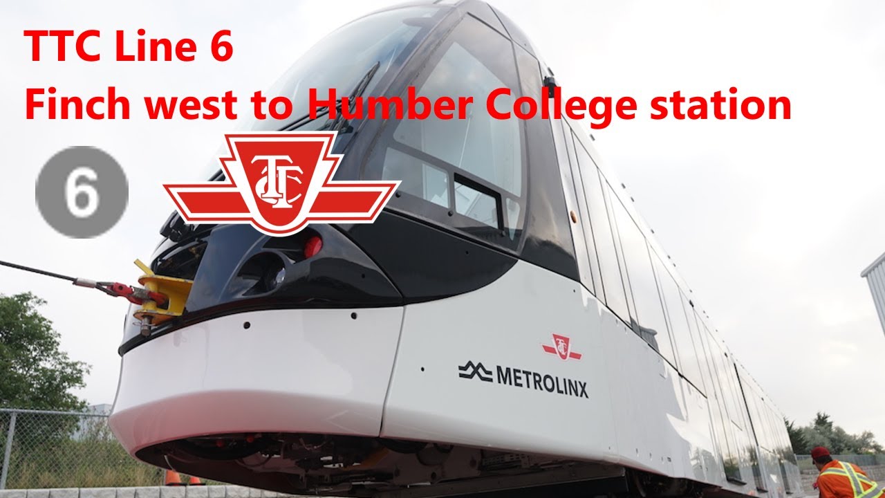 TTC Line 6 progress. All stops Finch west-Humber collage