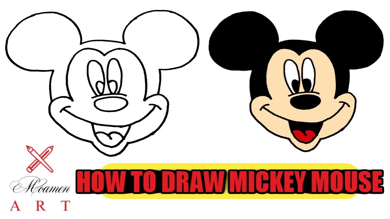 How to Draw Mickey Mouse