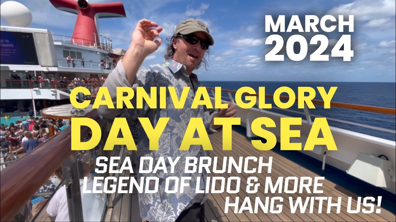 День в море на Carnival Glory! Приходите исследовать и проводить время с нами!