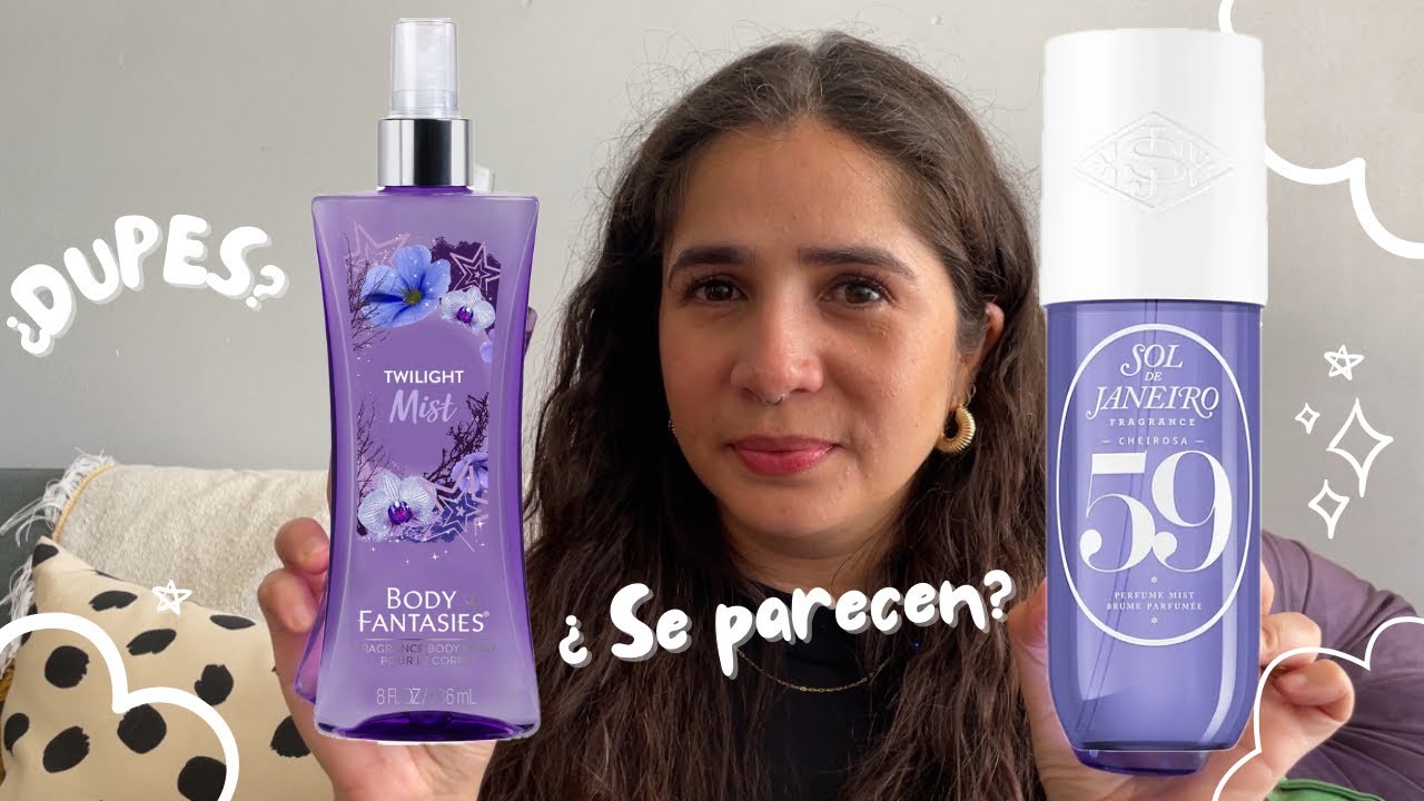 🔔 Twilight mist de body fantasies & Cheirosa 59 de Sol de Janeiro | ¿ Son dupes? Bodymist del super