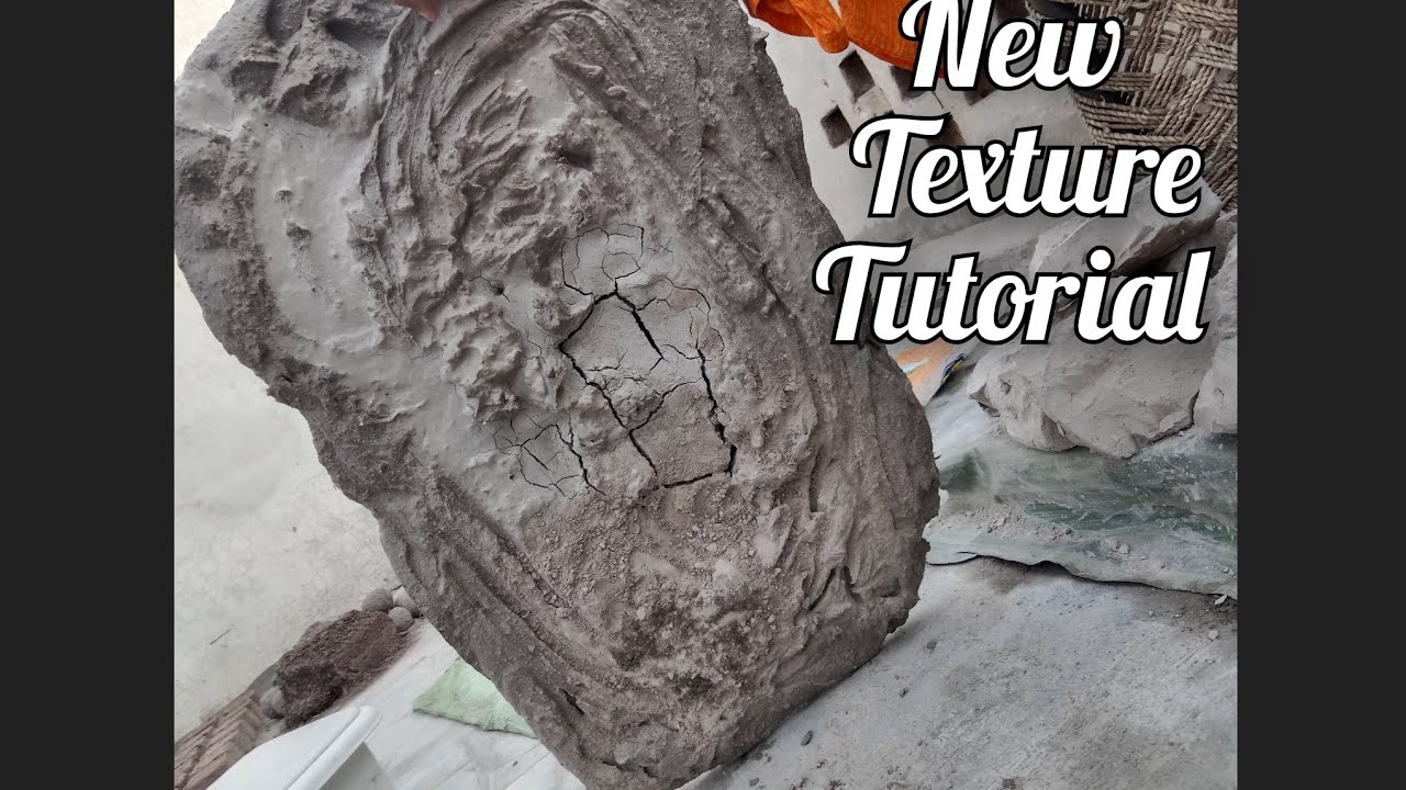 How to make reuse cement texture|Vlog mein crumbling ki request 🤔