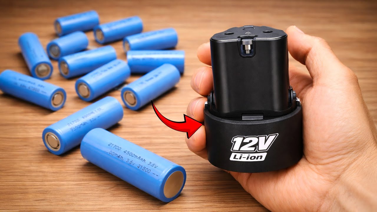 🔋Never Buy Drill Batteries Again! Use a Paper Clip and Watch What Happens!😱
