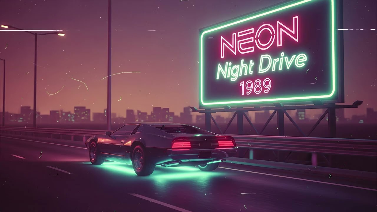 Neon Night Drive 1989 – Synthwave Reflections on the Edge of a New Era