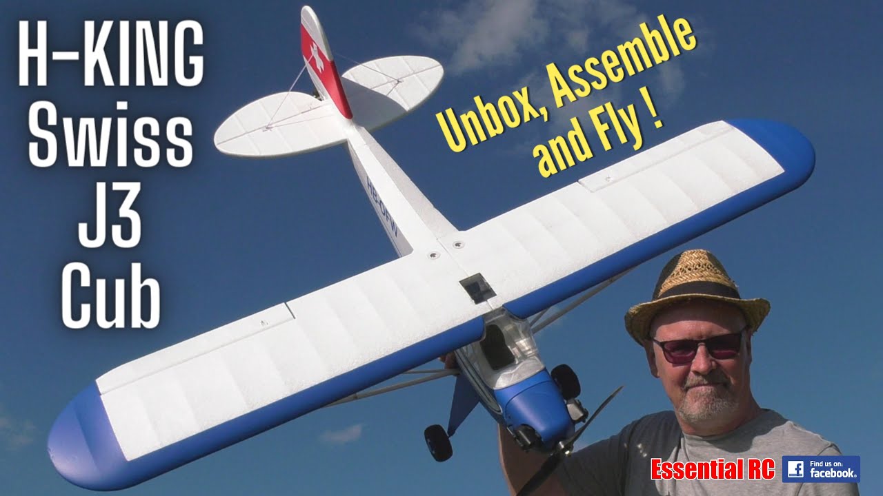 H-KING SWISS J3 CUB | Unbox - Assemble - Fly | Essential RC FLIGHT TEST