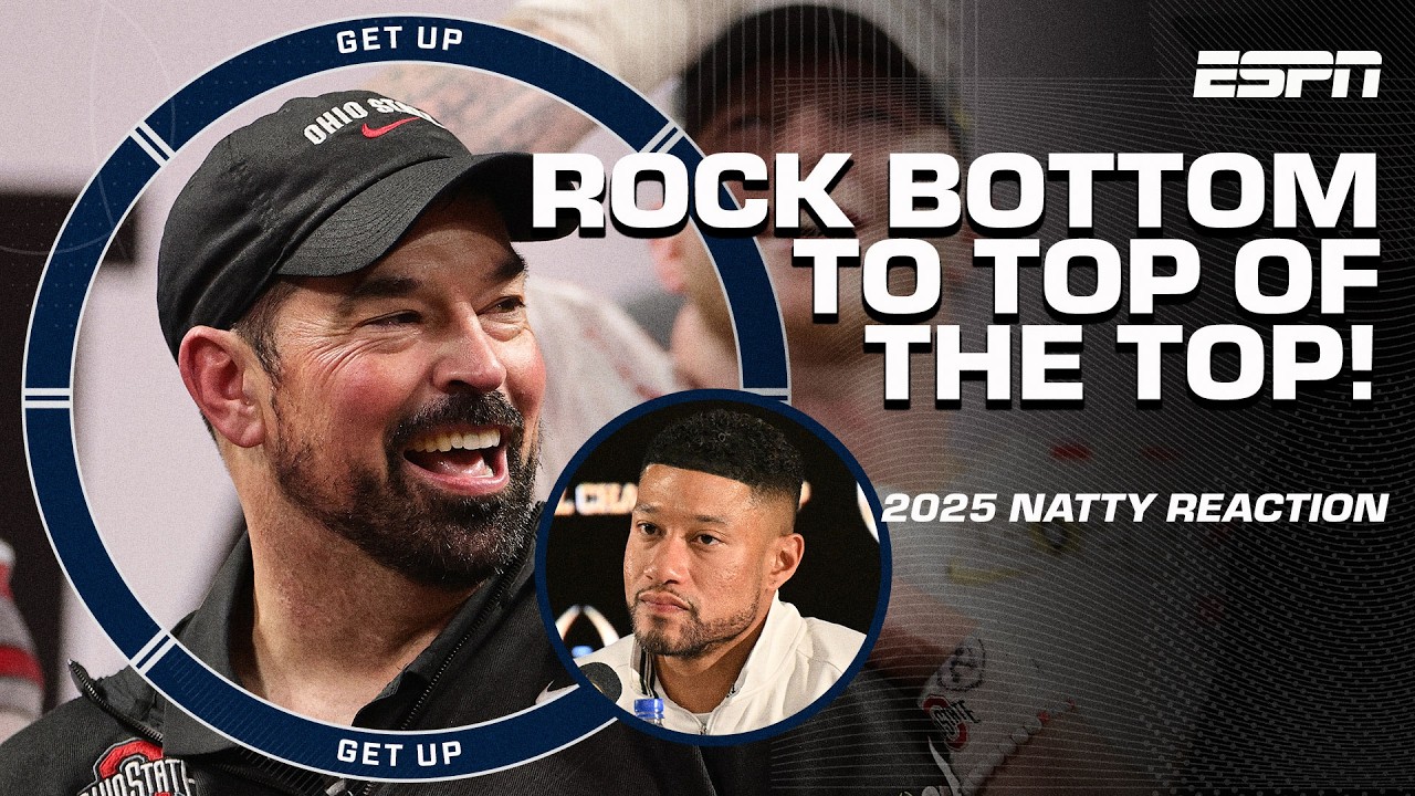 NATIONAL CHAMPIONSHIP REACTION 🏆 Ohio State comes back from ROCK BOTTOM to WIN IT ALL 📈 | Get Up