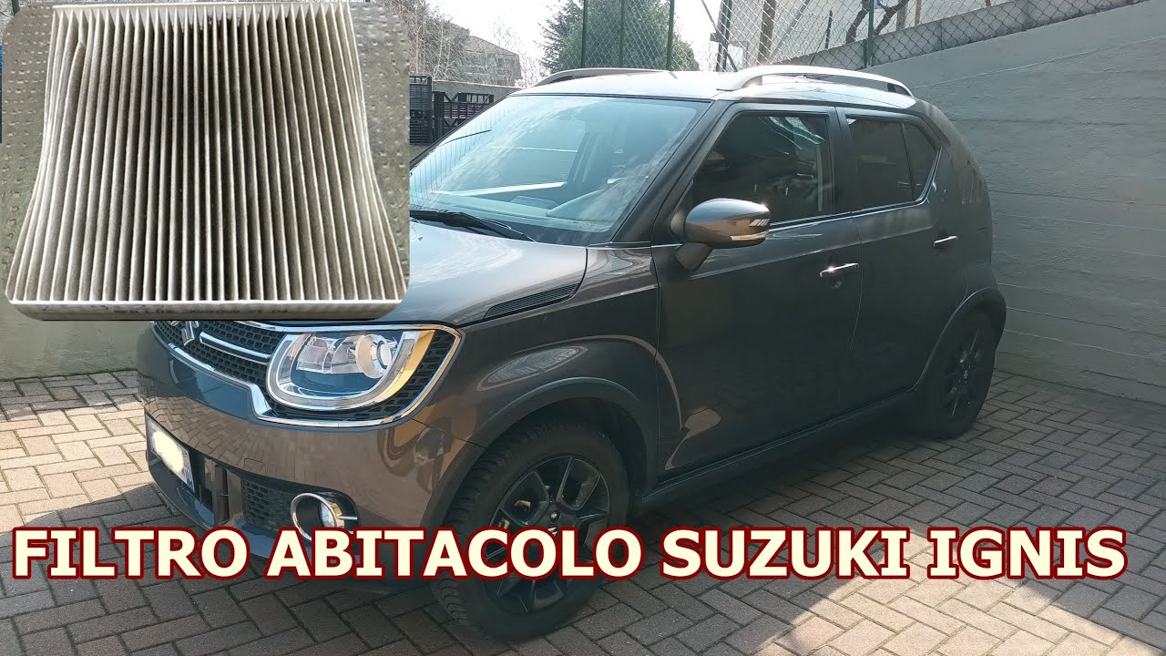 Sostituzione filtro abitacolo Suzuki Ignis