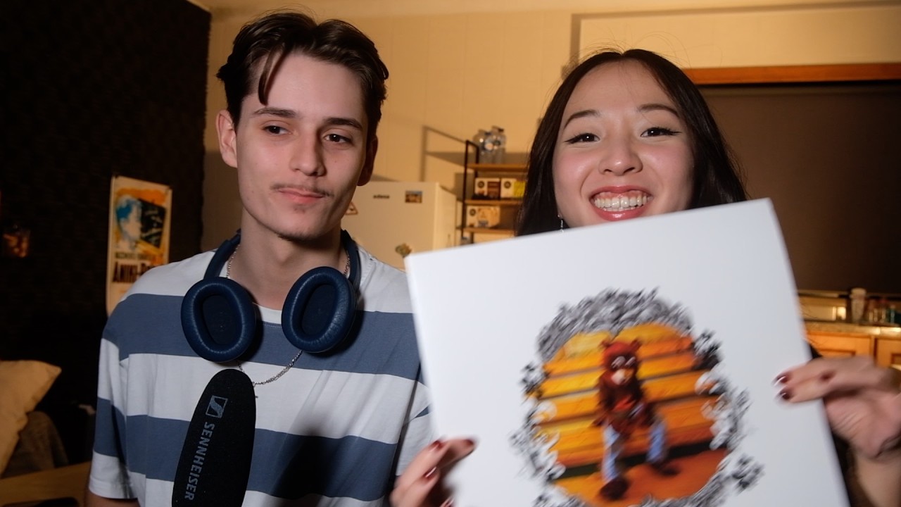 Swiftie Girlfriend Reacts to Kanye West - The College Dropout