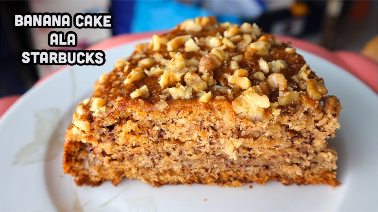 BANANA CAKE RECIPE ala STARBUCKS - PERFECT MOIST