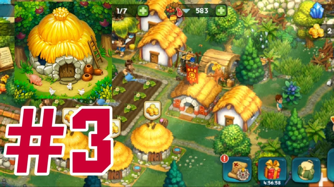 #3 The Tribez: Build a Village Gameplay Walkthrough (Android/IOS)