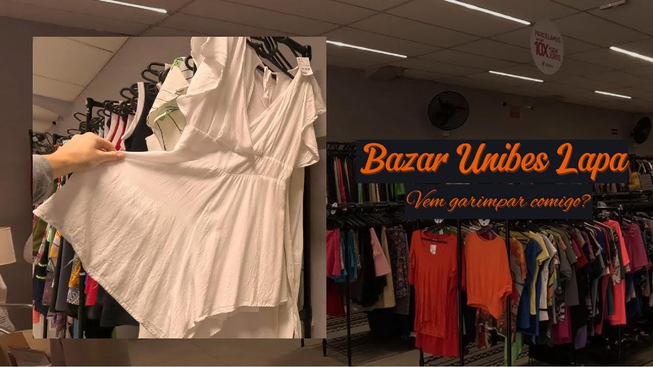 ENCONTREI MUITA ROUPA DE MARCA NESSE BAZAR!