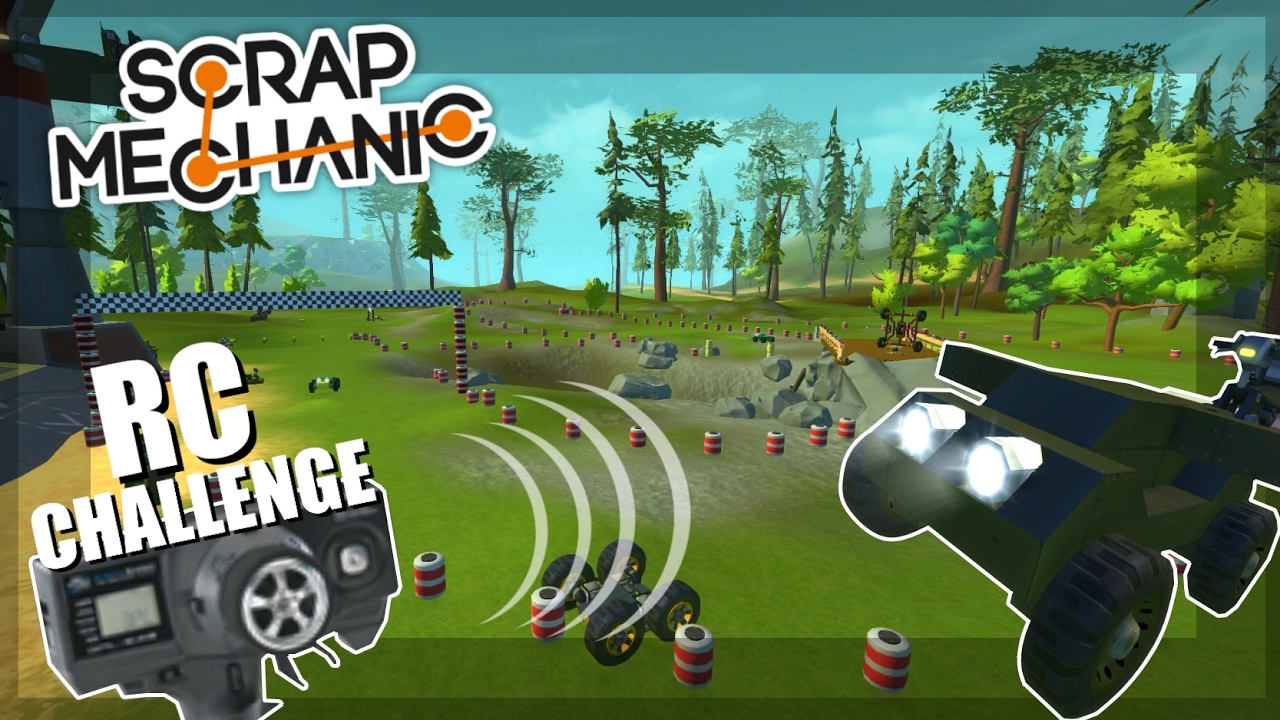 RC RACE CAR CHALLENGE! - Scrap Mechanic Multiplayer
