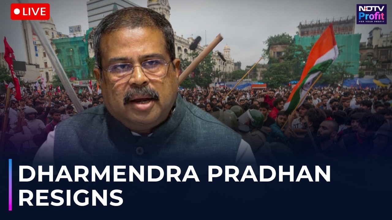 Dharmendra Pradhan Resigns Live | CJP Protest Live | Education Minister Resigns Live