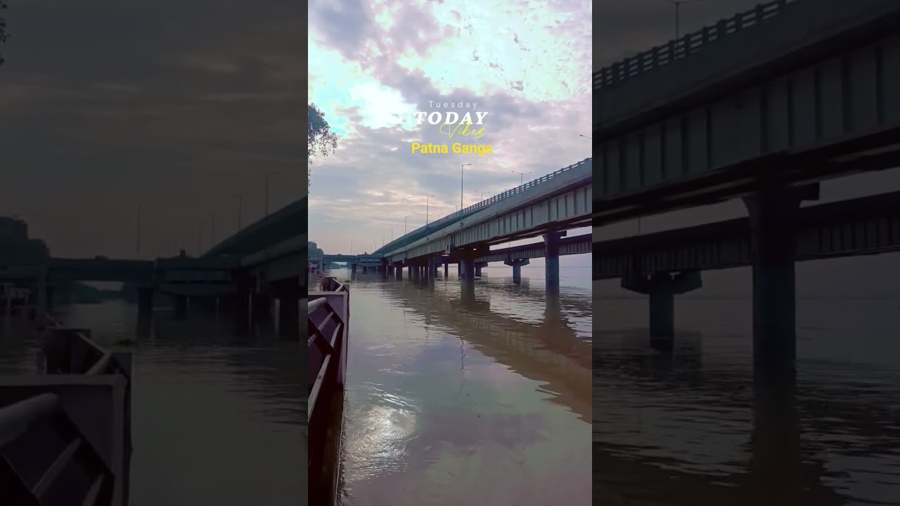 Patna Ganga #ganga #PatnaGanga#PatnaRiverView#GangaInPatna#PatnaTourism#PatnaViews#PatnaDroneView