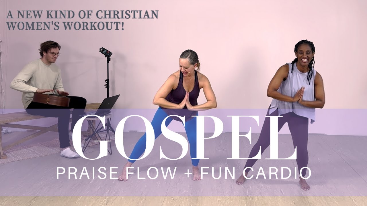 Praise Your Way Fit: Energetic Cardio & Leg Workout // Live Gospel Music // Low-impact // 30 Minutes