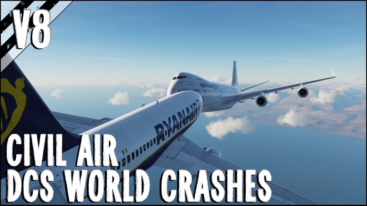 Civil Aircraft Collisions, Takedowns & More! V8 | DCS World 2.5 Modern Flight Sim Crashes