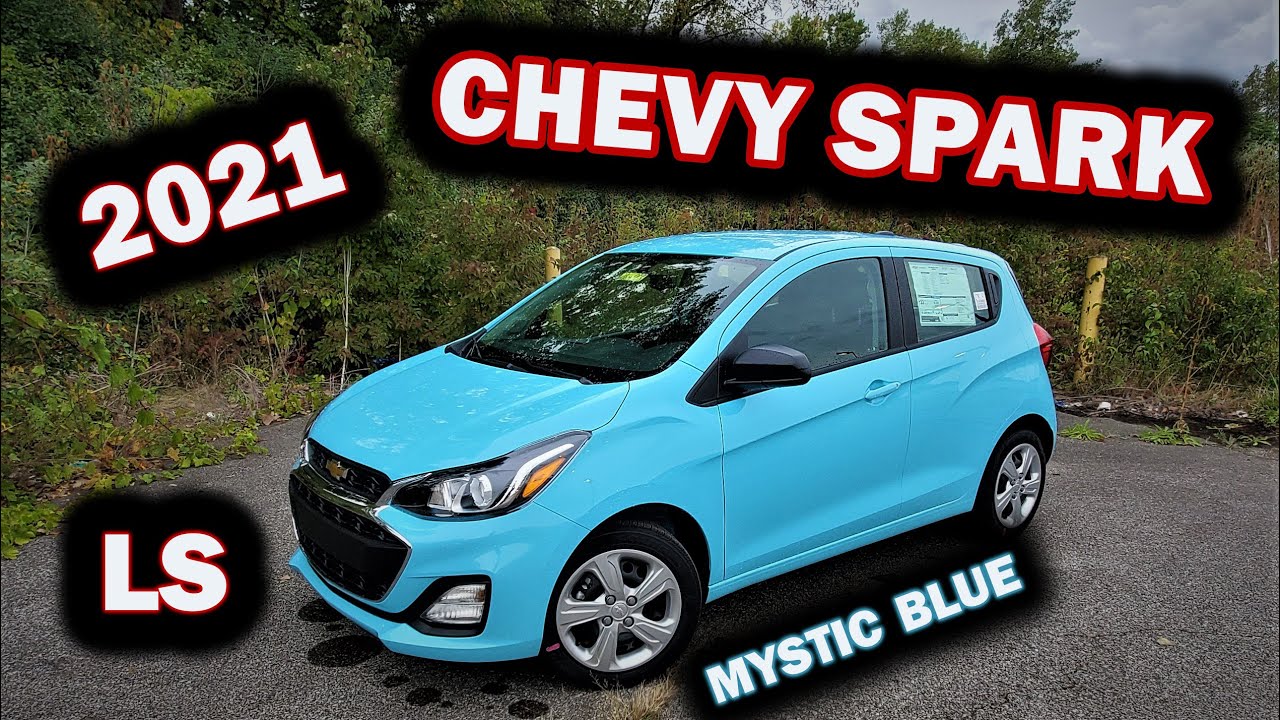 2021 CHEVY SPARK LS - Mystic Blue - FULL REVIEW | Options | Pricing