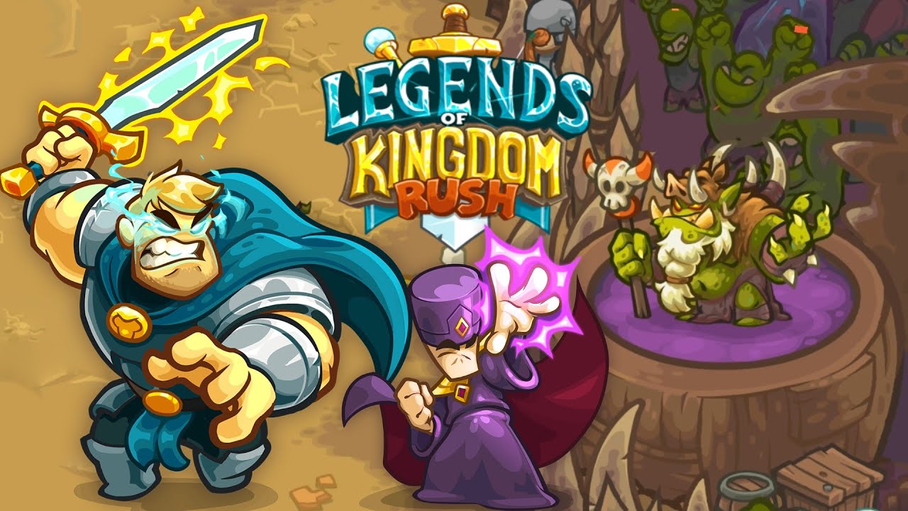 Legends of Kingdom Rush - босс Крам'так против Джеральда Искателя Света | владения Крум'така