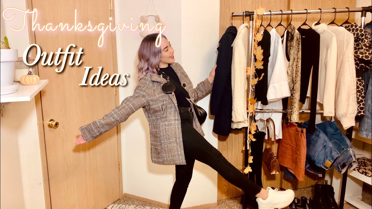 THANKSGIVING OUTFIT IDEAS | FALL LOOKBOOK 2020 🍁 | CASUAL & DRESSY