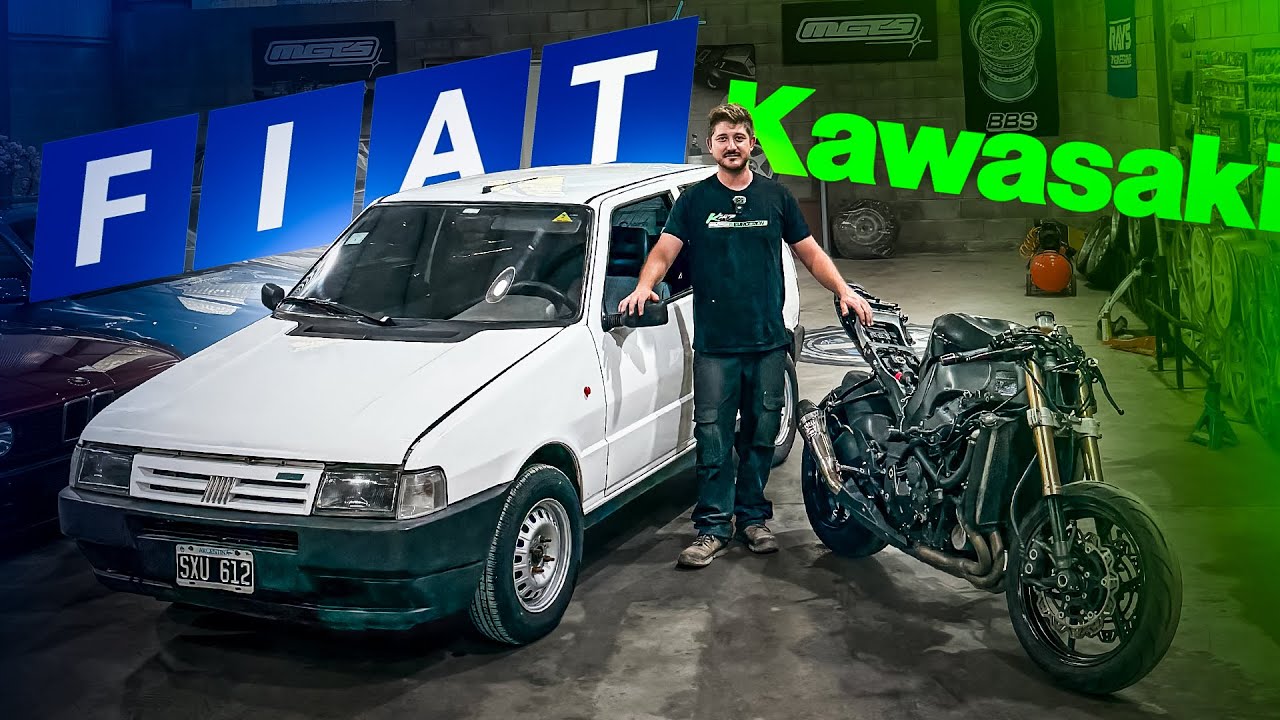 Fiat UNO + Ninja 1000 = NINJUNO!!