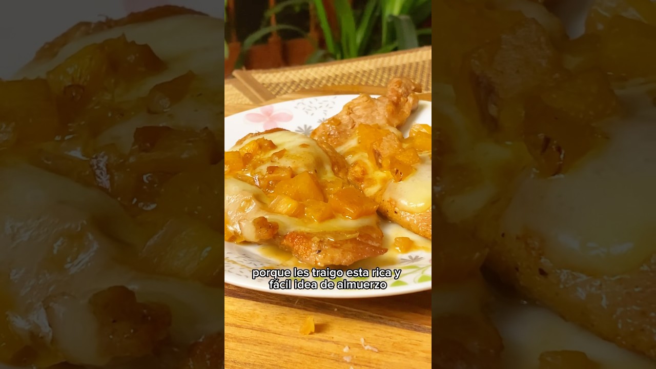 CERDO EN SALSA DE PI&Ntilde;A 😋 #receta #recetascaseras #recetasfaciles #receta #almuerzos #recipes
