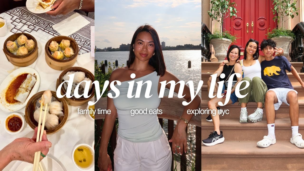 NYC VLOG | family visit, good food & exploring the city