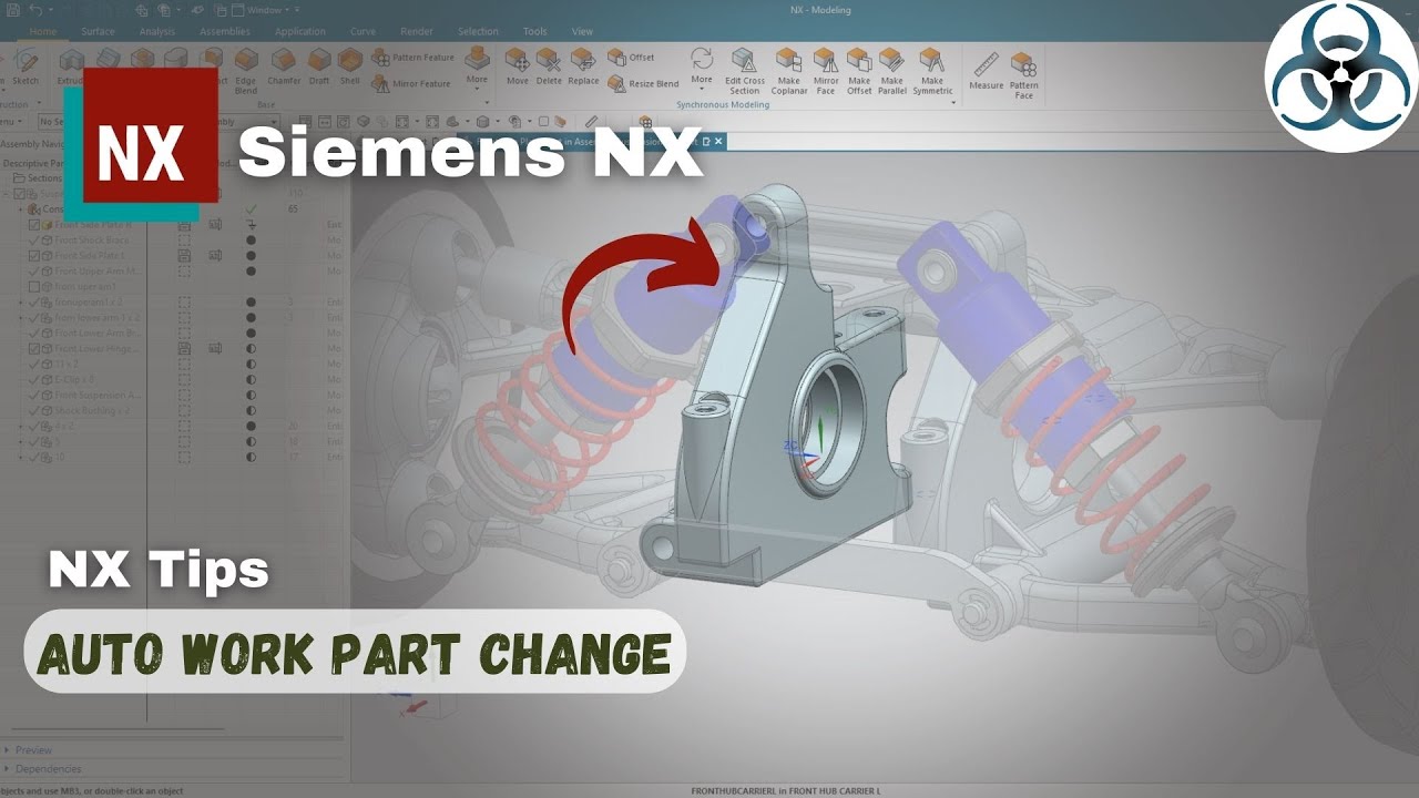 Siemens NX — автоматическая смена деталей в NX