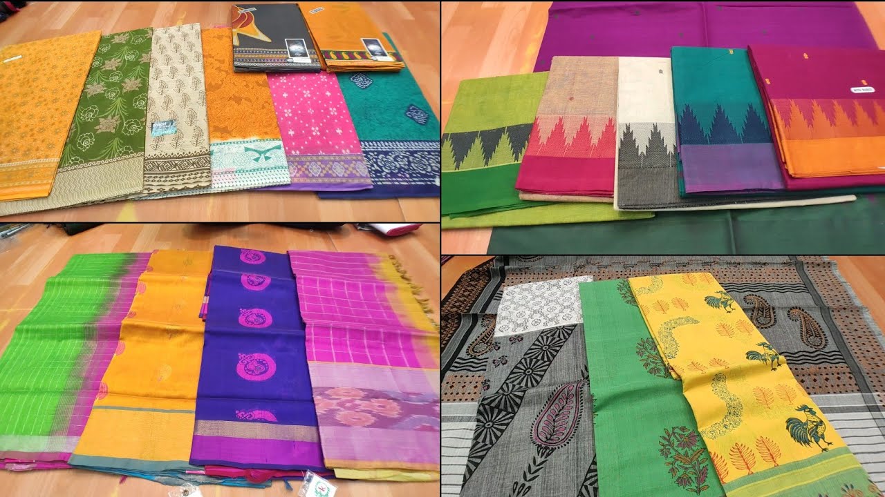 Summer special Handloom Cotton sarees with price | Online Available | kaladhar Handlooms