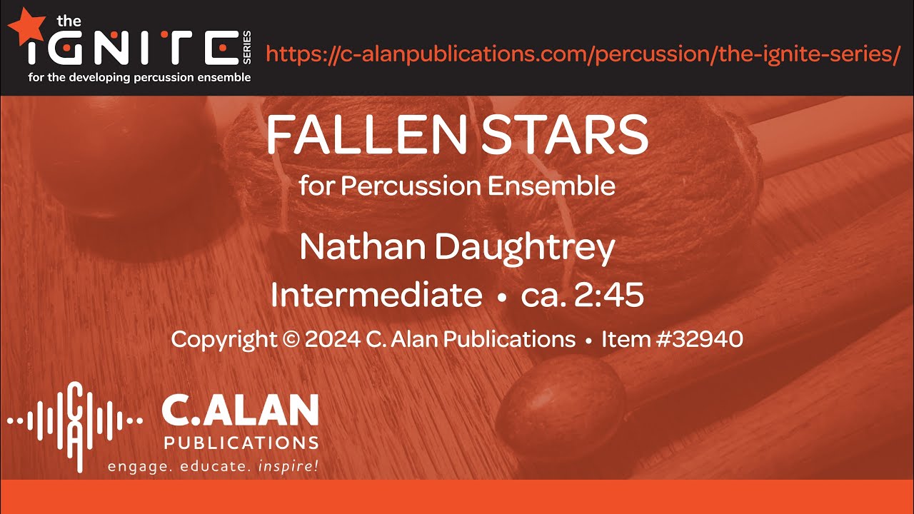 Fallen Stars (Percussion Ensemble 3-8) - Nathan Daughtrey