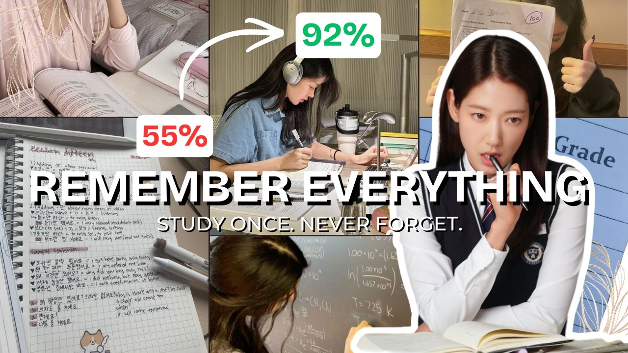 Remember Everything You Study | Stop Forgetting & Boost Your Memory