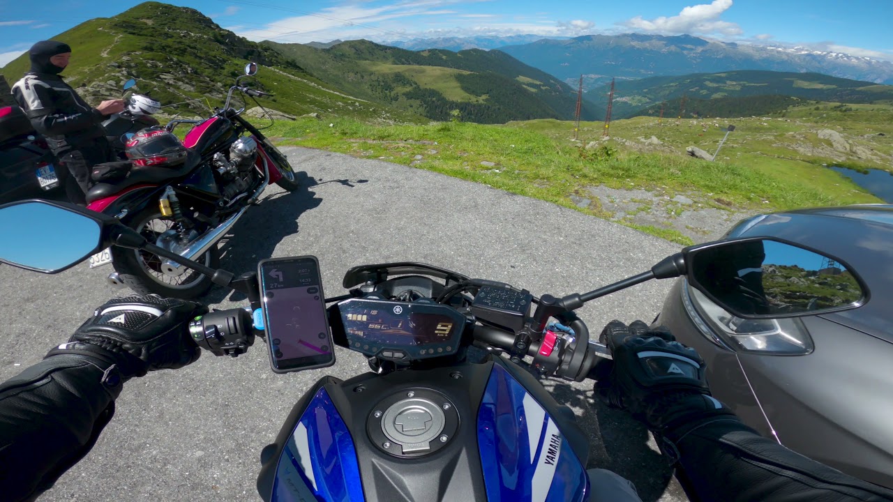 RAW POV YAMAHA MT 07 Passo San Marco Italy Summer 2021