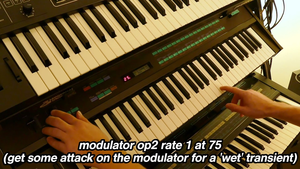 Synclavier Church Bell recreated on Yamaha DX7