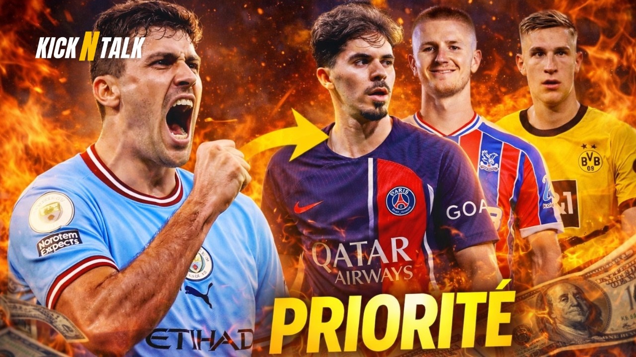 LE REAL MADRID PRÉPARE UN GROS TRANSFERT AU MILIEU ! 👀 RODRI, VITINHA... LA SHORT-LIST DÉVOILÉE