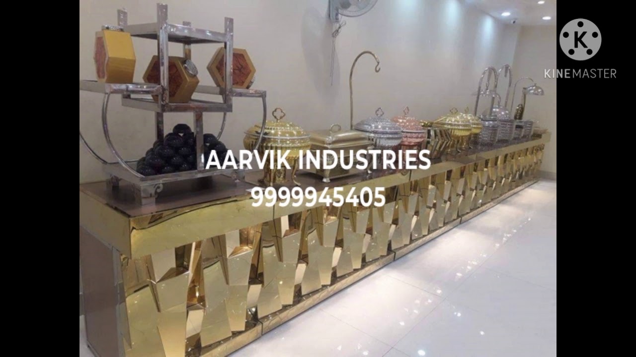 Catering Buffet Counter And All Food Display Counter In Stainless Steel