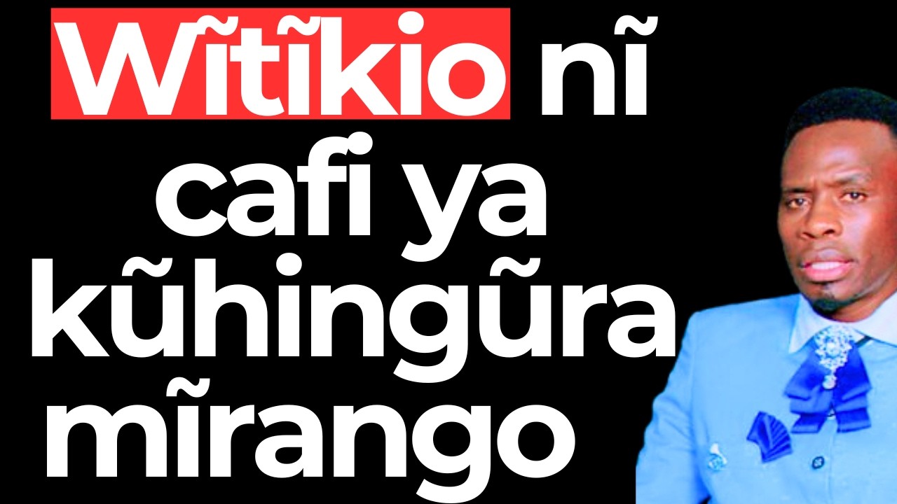 Faith is the spiritual Currency : Pst. Godhand Njuguna